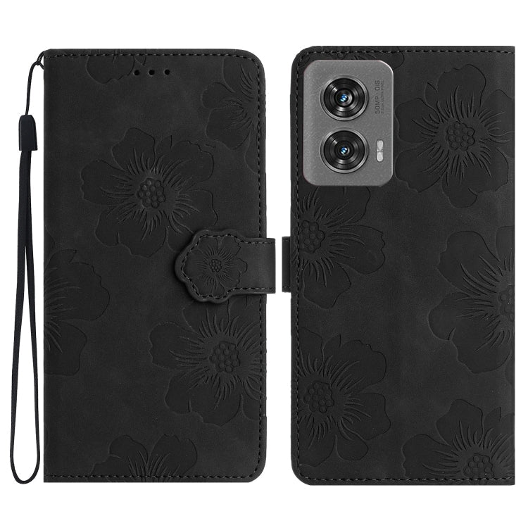 Flower Embossing Pattern Leather Phone Case, Series 1