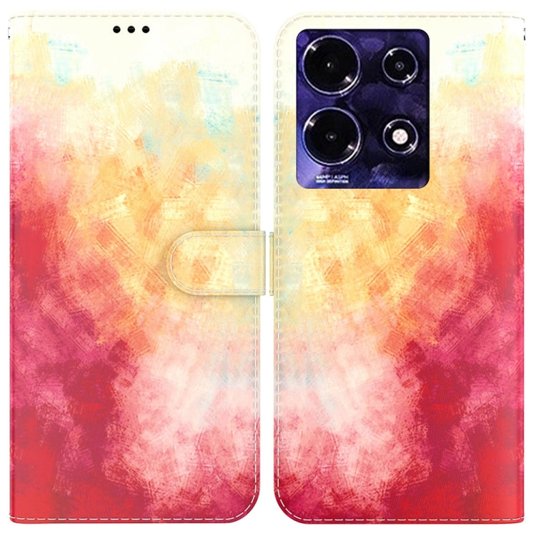 Watercolor Pattern Flip Leather Phone Case My Store