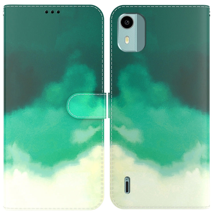 Watercolor Pattern Flip Leather Phone Case My Store