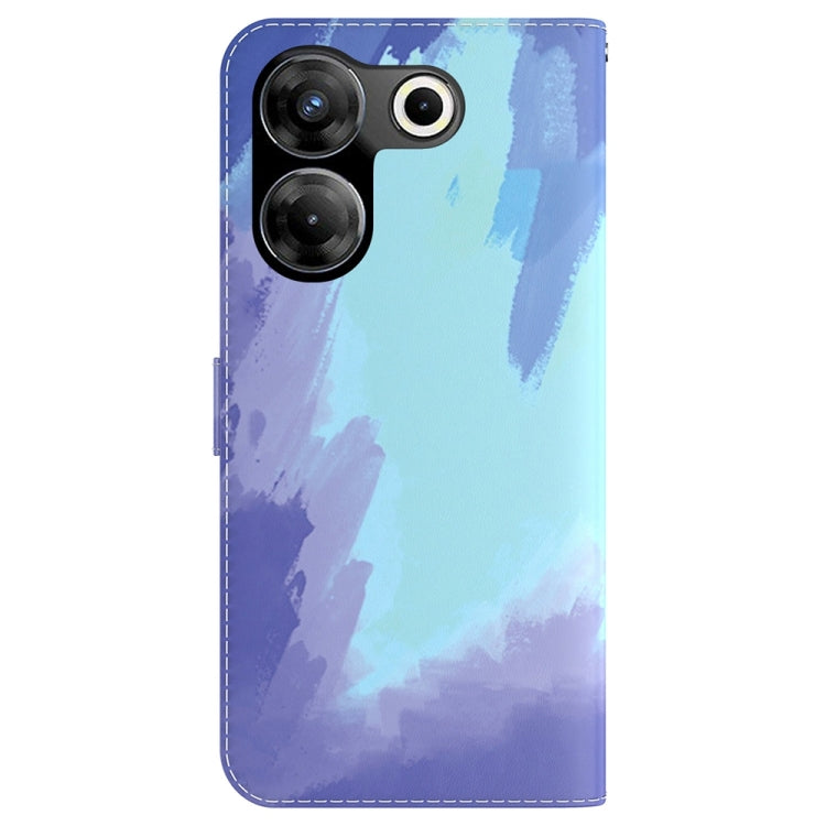 Watercolor Pattern Flip Leather Phone Case