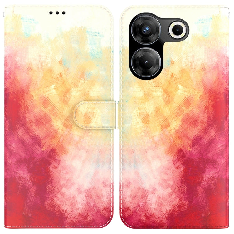 Watercolor Pattern Flip Leather Phone Case My Store