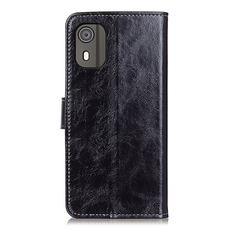 Retro Crazy Horse Texture Horizontal Flip Leather Phone Case