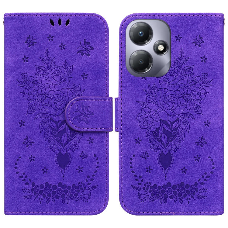 Butterfly Rose Embossed Leather Phone Case, Series 3 My Store