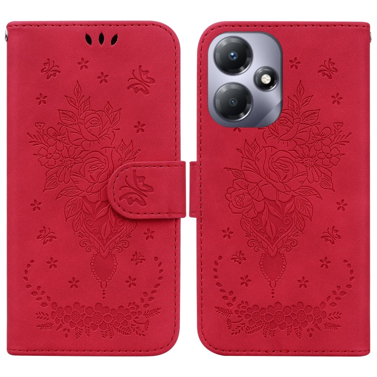 Butterfly Rose Embossed Leather Phone Case, Series 3 My Store