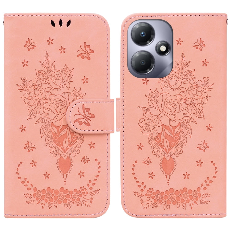 Butterfly Rose Embossed Leather Phone Case, Series 3 My Store