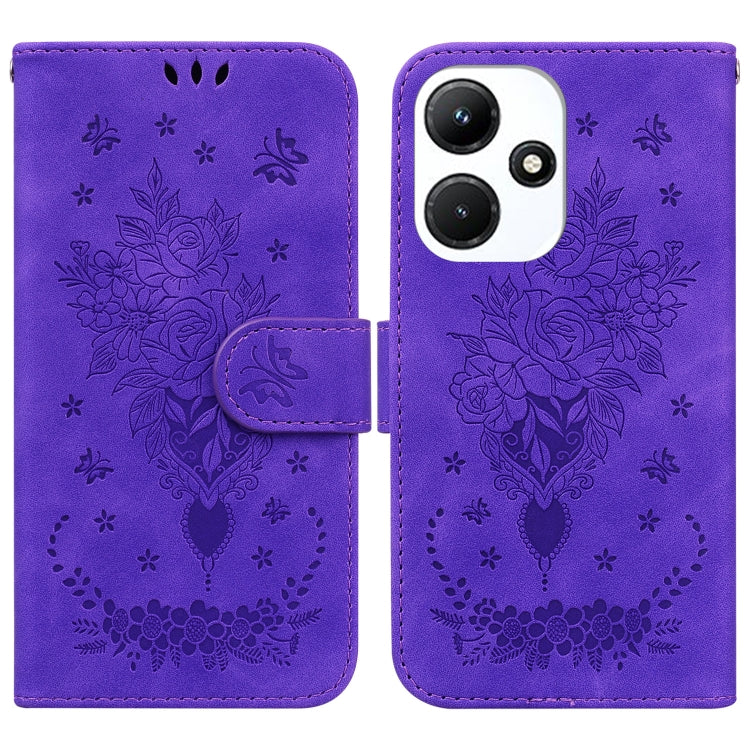 Butterfly Rose Embossed Leather Phone Case, Series 2 My Store