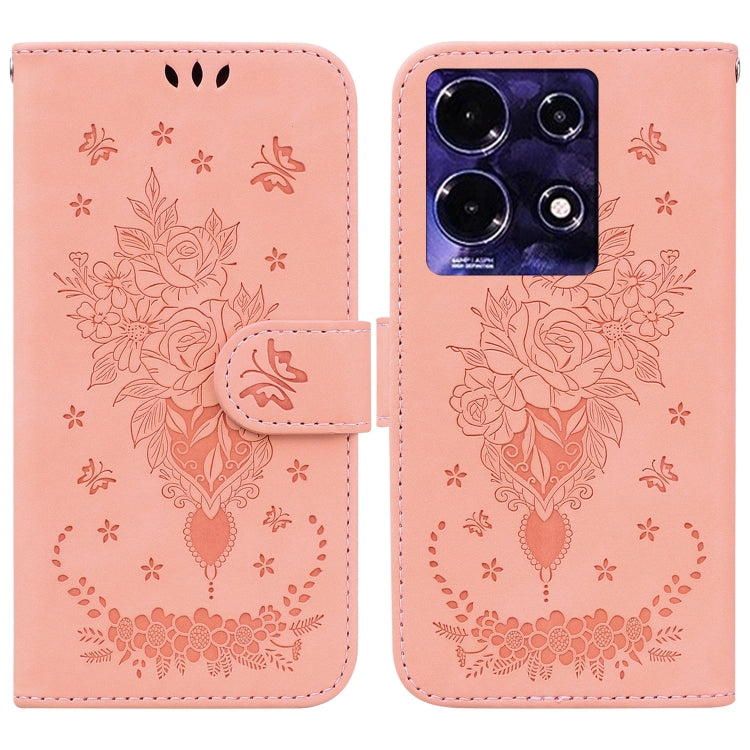 Butterfly Rose Embossed Leather Phone Case, Series 1 My Store