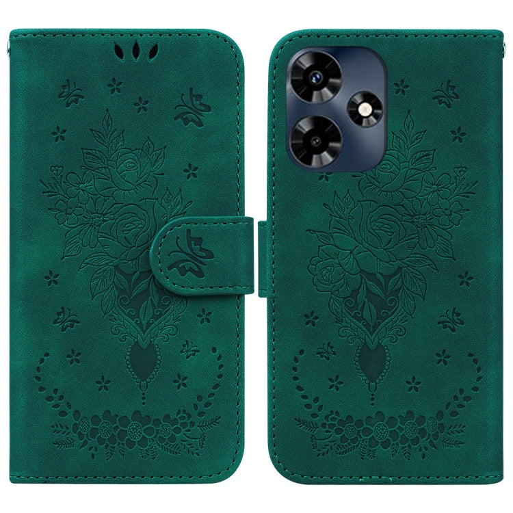 Butterfly Rose Embossed Leather Phone Case, Series 3 My Store