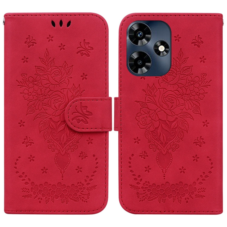 Butterfly Rose Embossed Leather Phone Case, Series 3 My Store