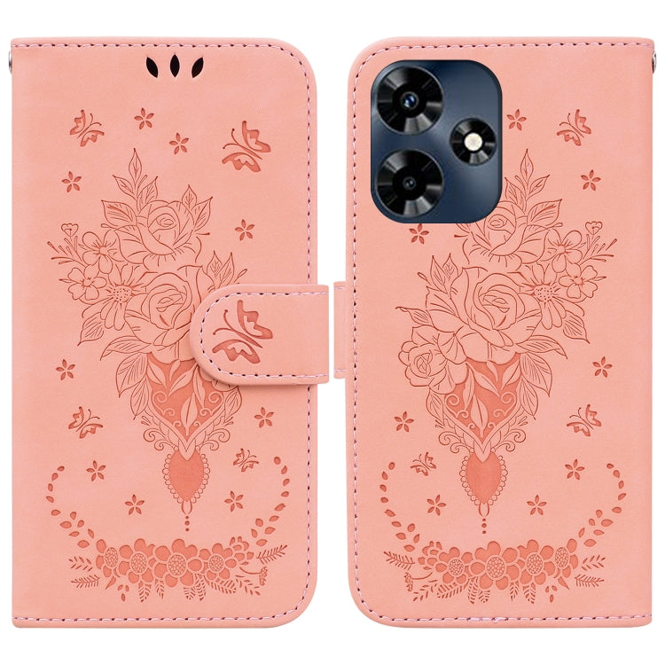 Butterfly Rose Embossed Leather Phone Case, Series 3 My Store