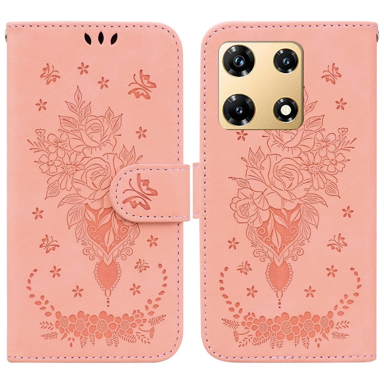 Butterfly Rose Embossed Leather Phone Case, Series 2 My Store