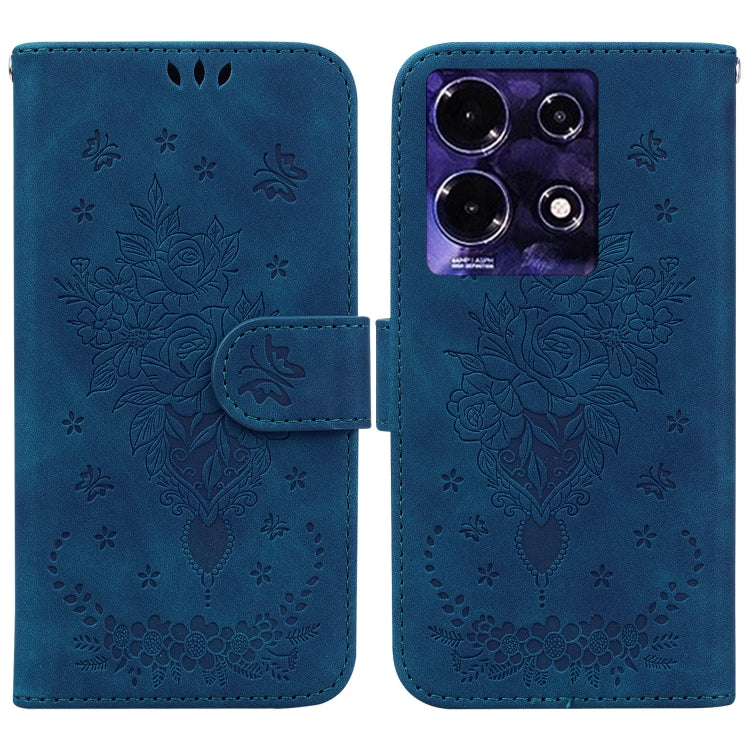 Butterfly Rose Embossed Leather Phone Case, Series 1 My Store