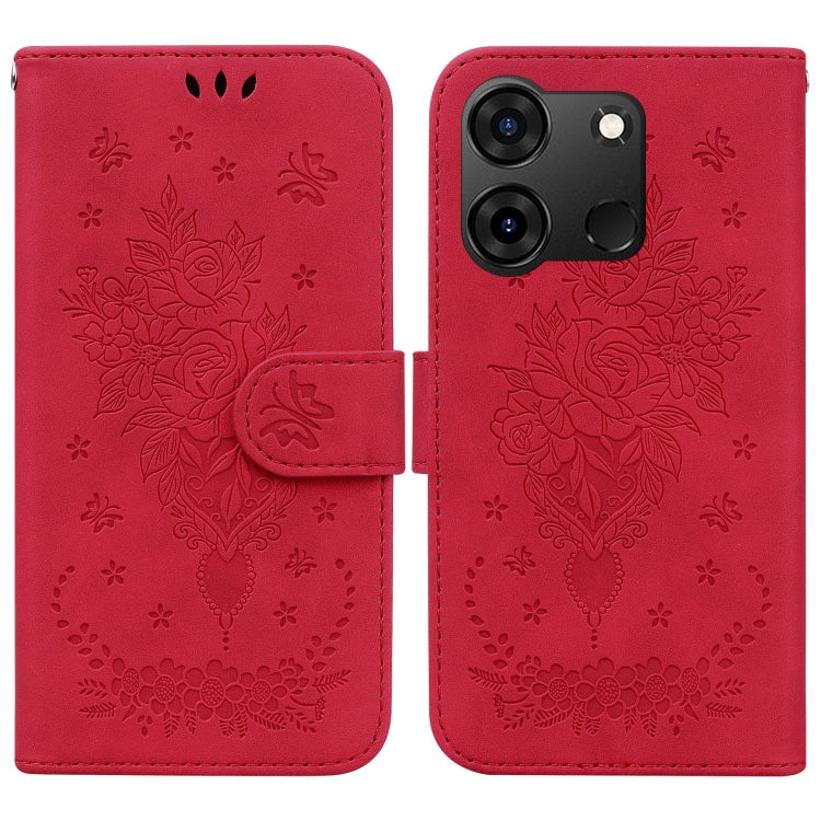 Butterfly Rose Embossed Leather Phone Case, Series 1 My Store