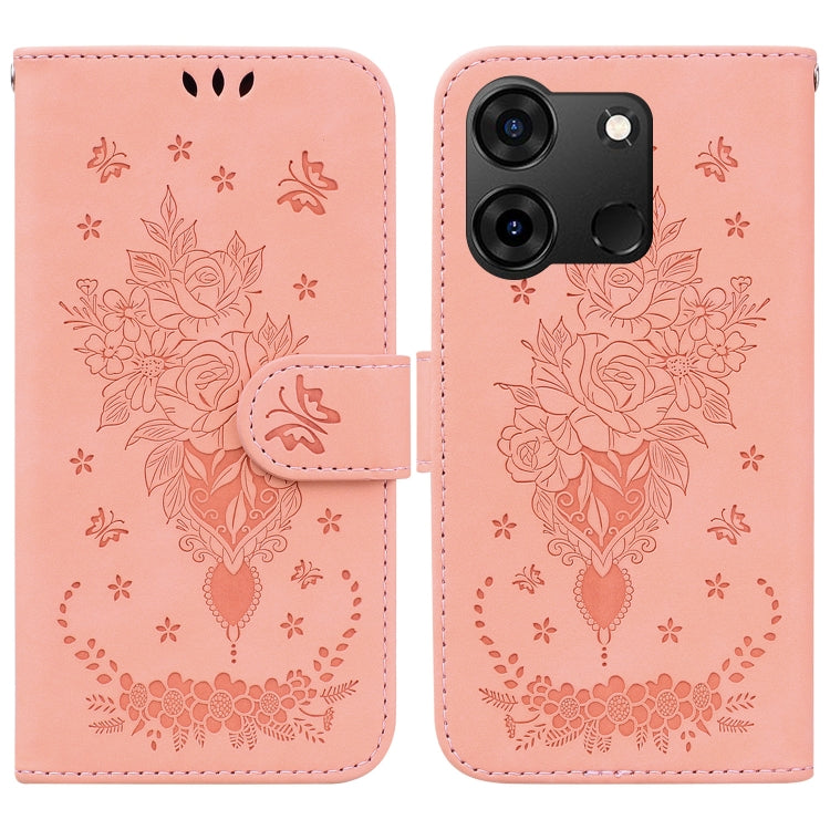 Butterfly Rose Embossed Leather Phone Case, Series 1 My Store