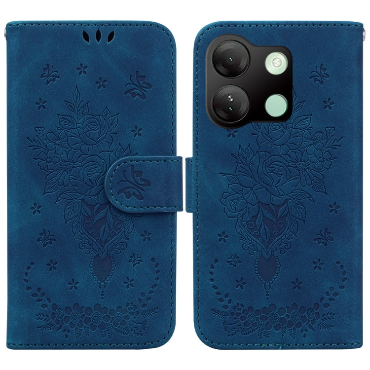 Butterfly Rose Embossed Leather Phone Case, Series 3 My Store