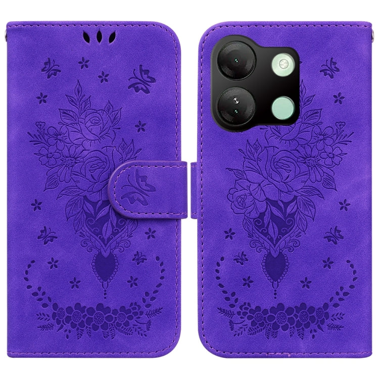 Butterfly Rose Embossed Leather Phone Case, Series 3 My Store