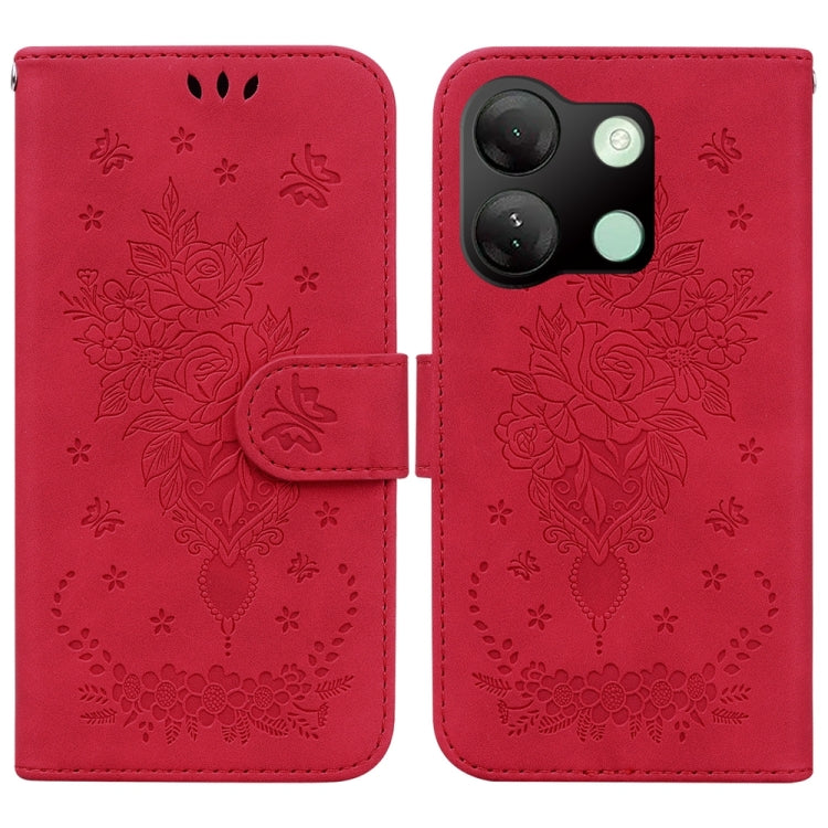 Butterfly Rose Embossed Leather Phone Case, Series 3 My Store