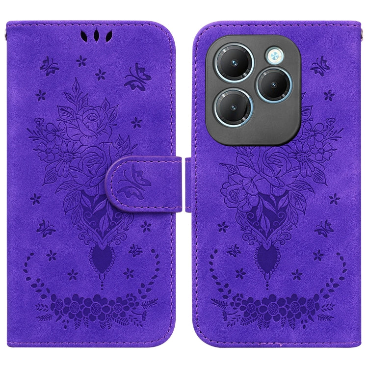 Butterfly Rose Embossed Leather Phone Case, Series 3 My Store