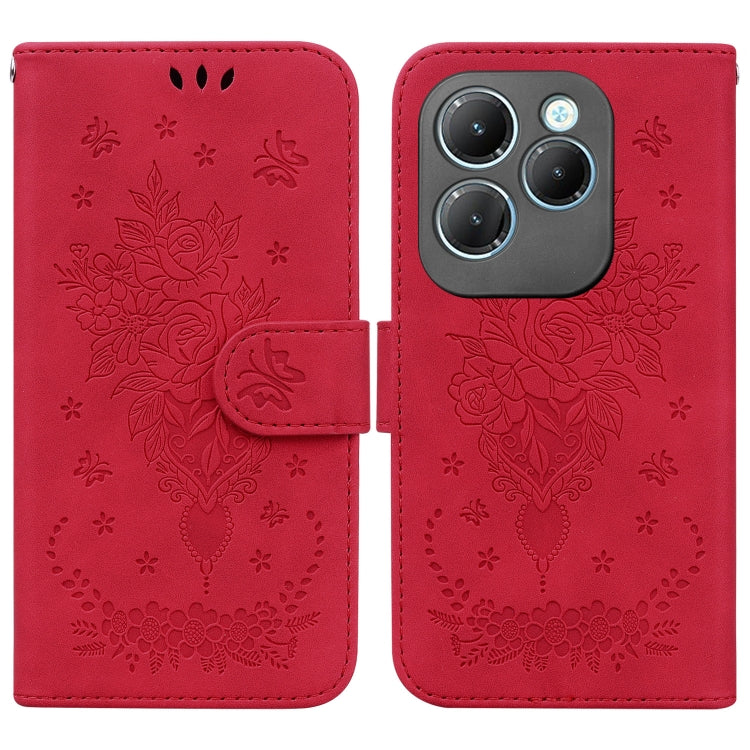 Butterfly Rose Embossed Leather Phone Case, Series 3 My Store