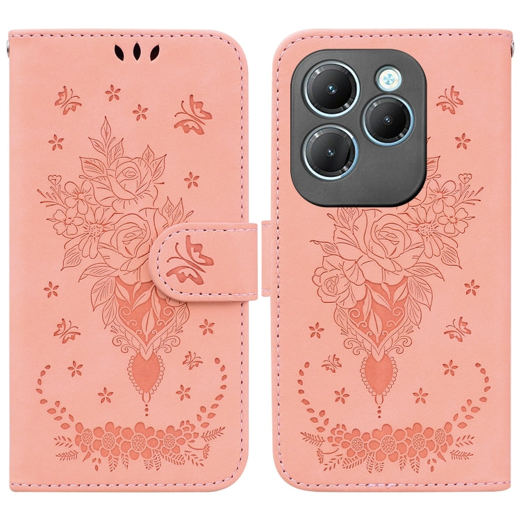 Butterfly Rose Embossed Leather Phone Case, Series 3 My Store