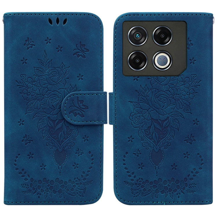 Butterfly Rose Embossed Leather Phone Case, Series 1 My Store