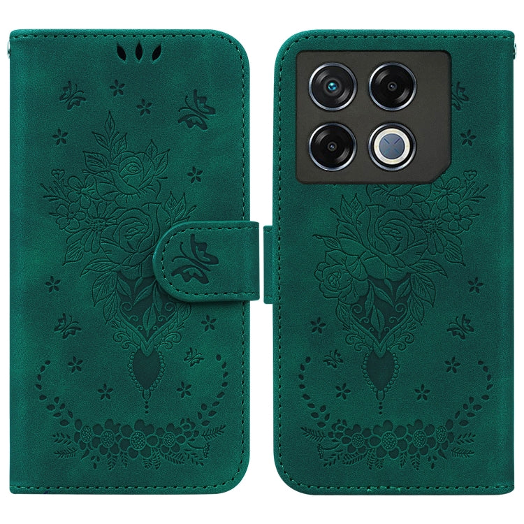 Butterfly Rose Embossed Leather Phone Case, Series 1 My Store