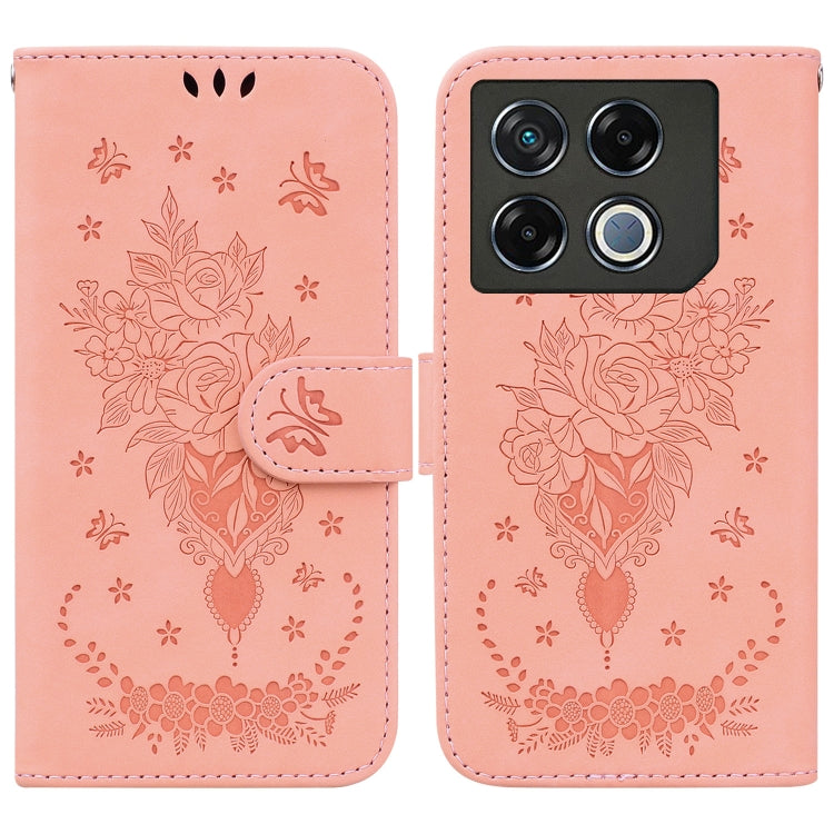 Butterfly Rose Embossed Leather Phone Case, Series 1 My Store