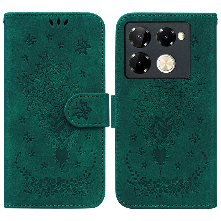 Butterfly Rose Embossed Leather Phone Case, Series 1 My Store