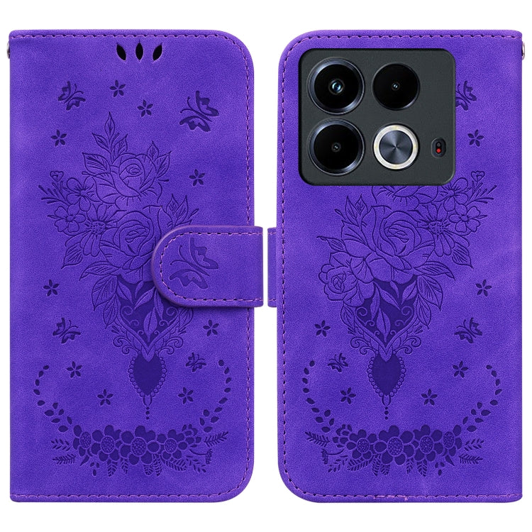 Butterfly Rose Embossed Leather Phone Case, Series 2 My Store