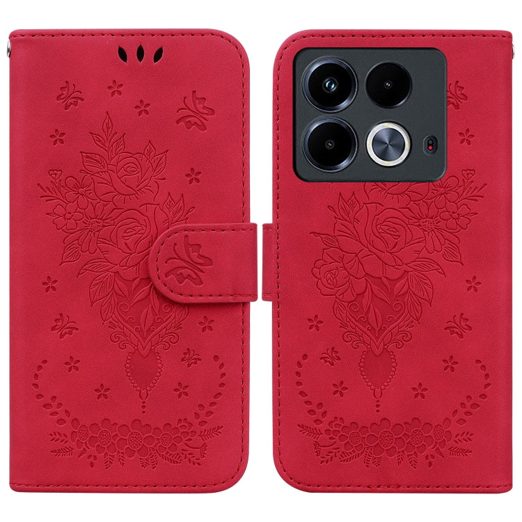 Butterfly Rose Embossed Leather Phone Case, Series 2 My Store