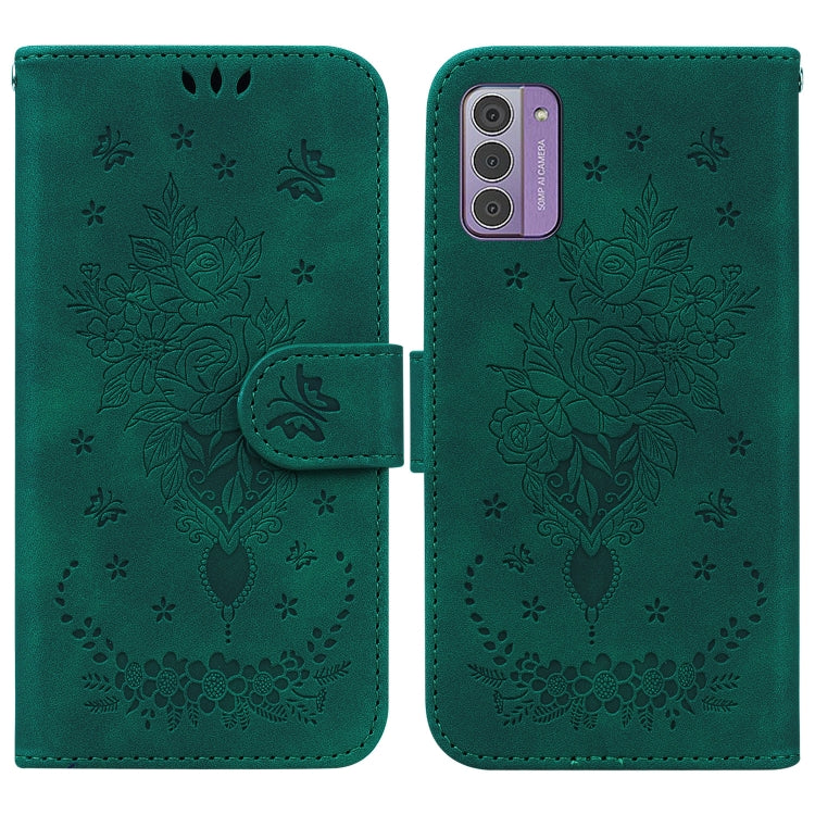 Butterfly Rose Embossed Leather Phone Case My Store