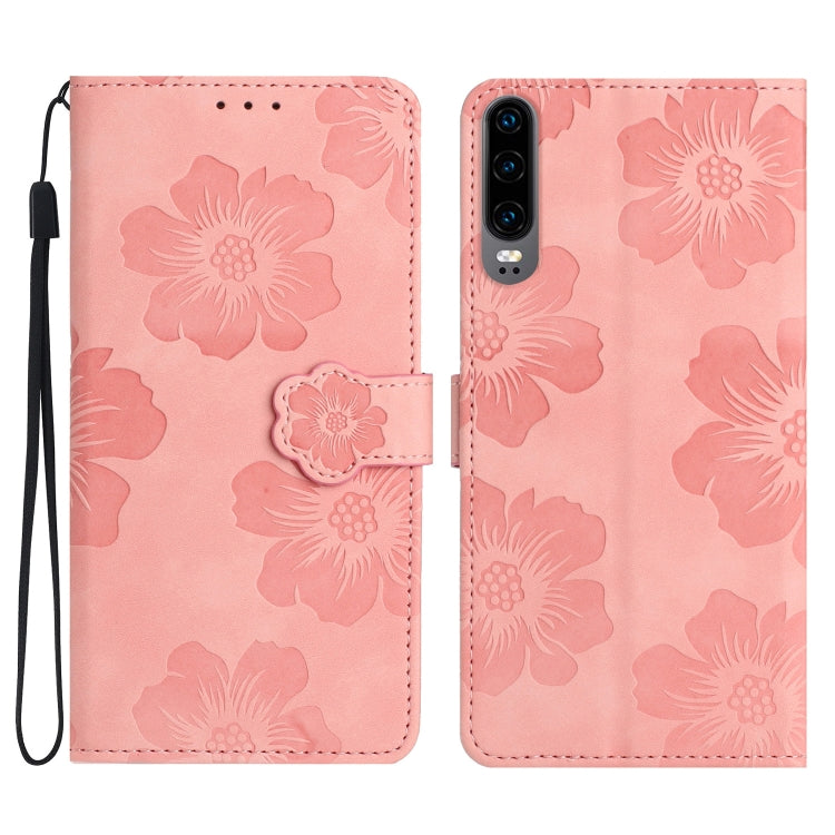 Flower Embossing Pattern Leather Phone Case, Series 1