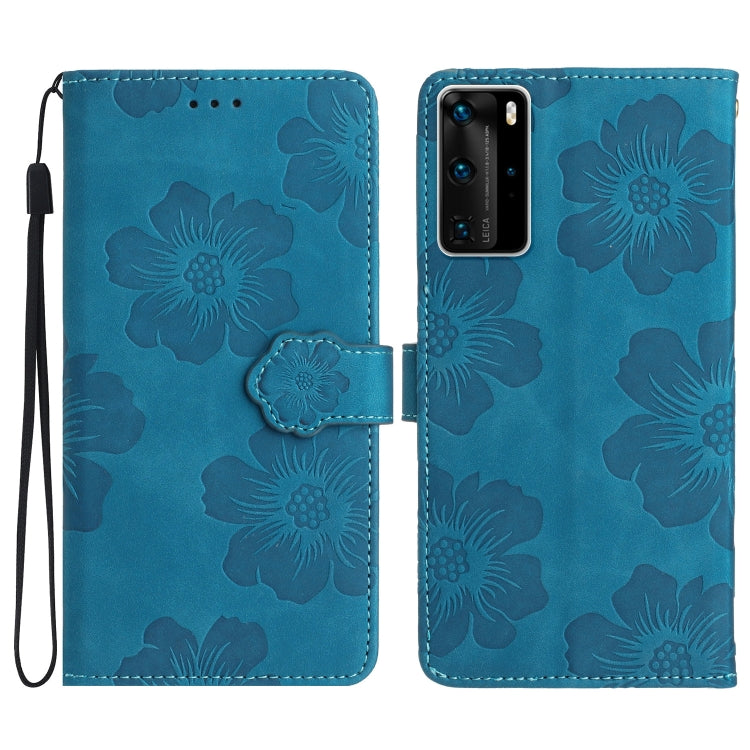 Flower Embossing Pattern Leather Phone Case, Series 1