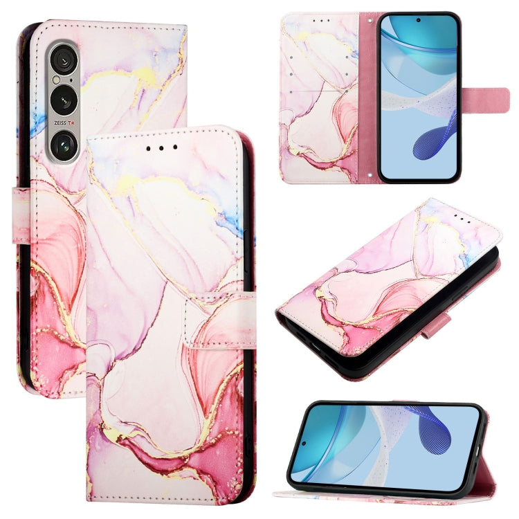 PT003 Marble Pattern Flip Leather Phone Case, Series 1 My Store