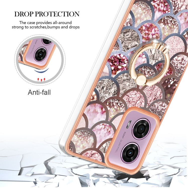 Electroplating IMD TPU Phone Case with Ring, Series 1