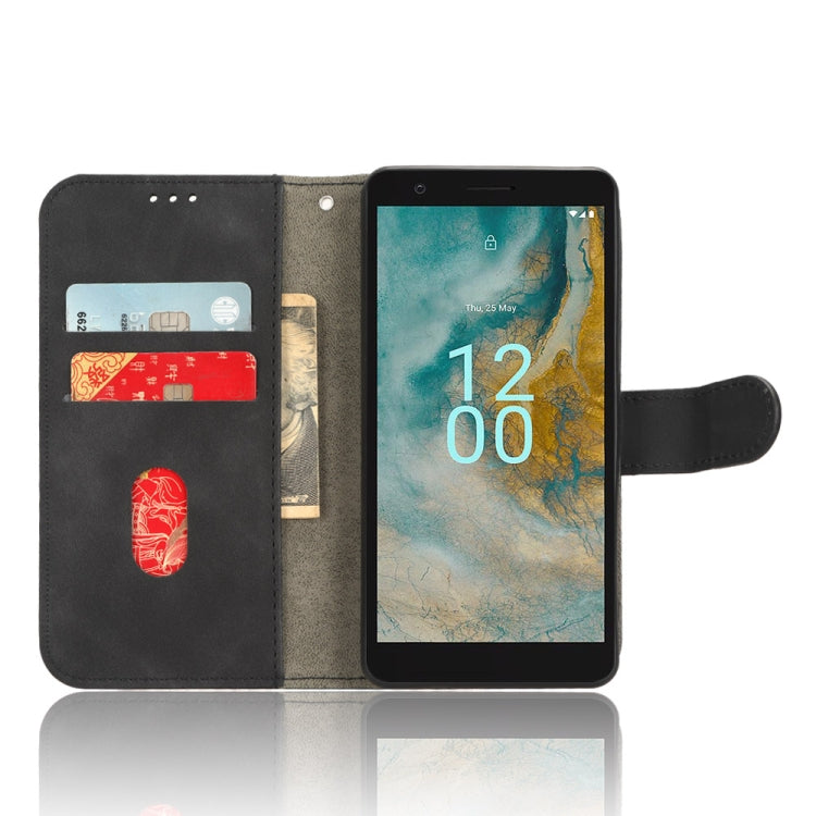 Skin Feel Magnetic Flip Leather Phone Case