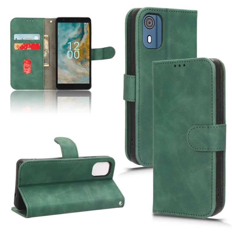 Skin Feel Magnetic Flip Leather Phone Case