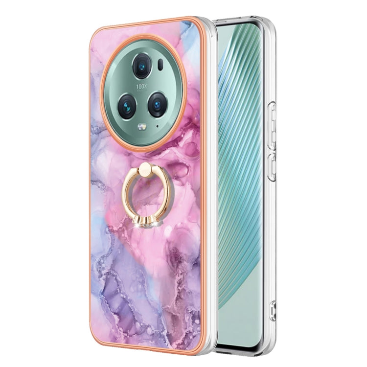 Electroplating Marble Dual-side IMD Phone Case with Ring, Series 1 My Store