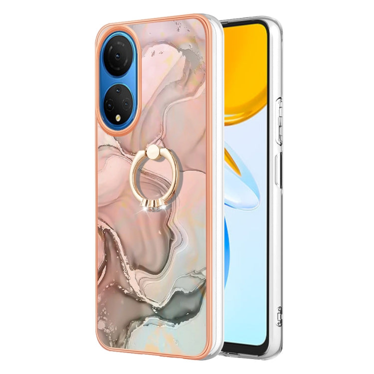 Electroplating Marble Dual-side IMD Phone Case with Ring, Series 1 My Store