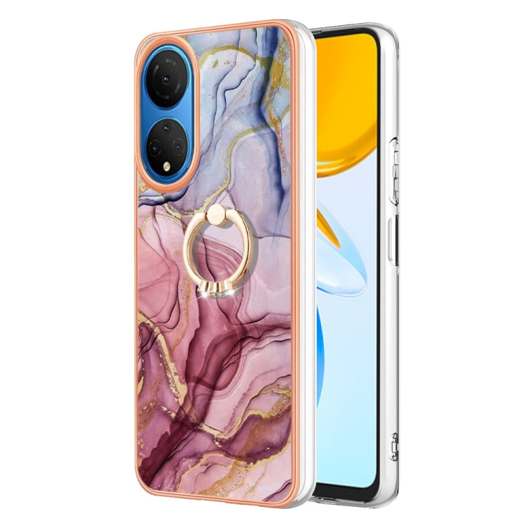 Electroplating Marble Dual-side IMD Phone Case with Ring, Series 1 My Store