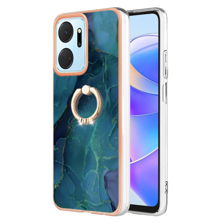 Electroplating Marble Dual-side IMD Phone Case with Ring, Series 2 My Store