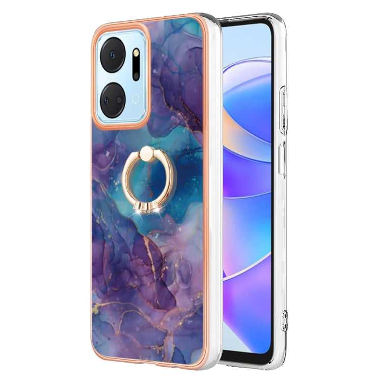 Electroplating Marble Dual-side IMD Phone Case with Ring, Series 2 My Store