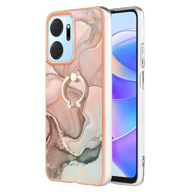 Electroplating Marble Dual-side IMD Phone Case with Ring, Series 2 My Store