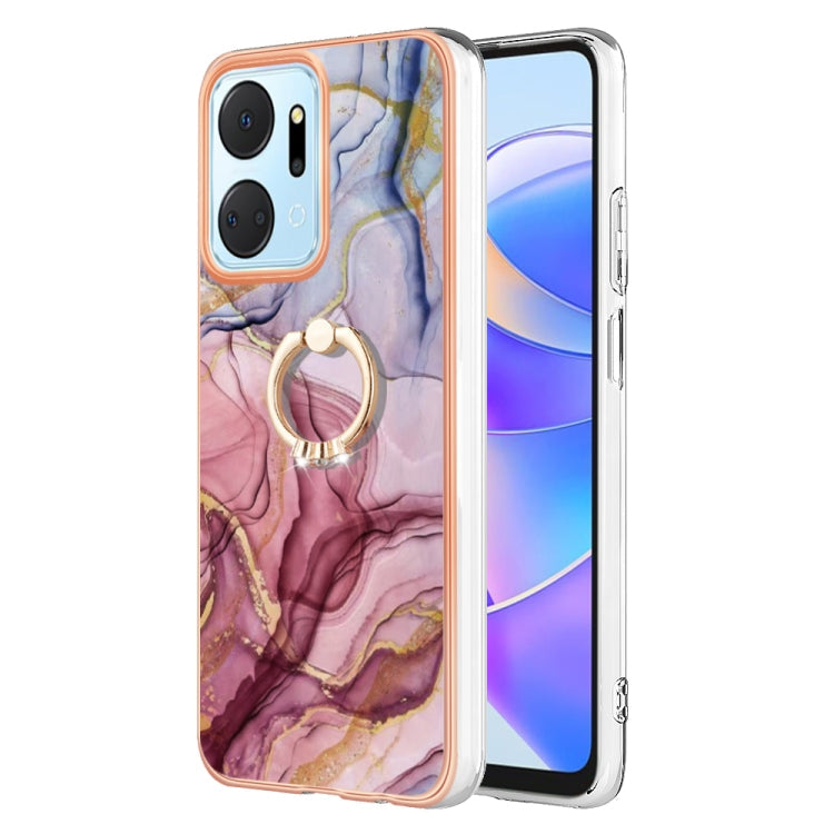 Electroplating Marble Dual-side IMD Phone Case with Ring, Series 2 My Store