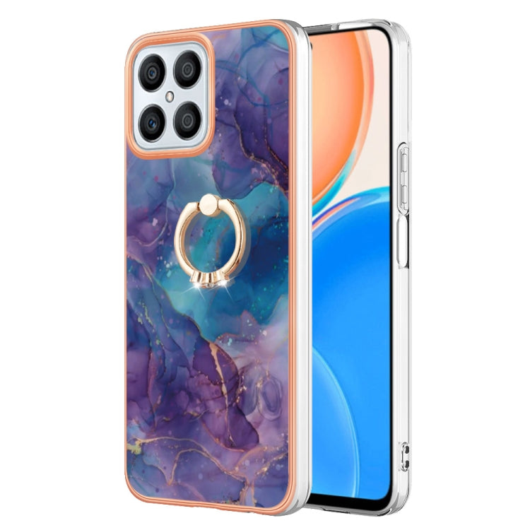 Electroplating Marble Dual-side IMD Phone Case with Ring, Series 1 My Store