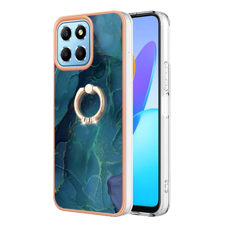 Electroplating Marble Dual-side IMD Phone Case with Ring, Series 2 My Store