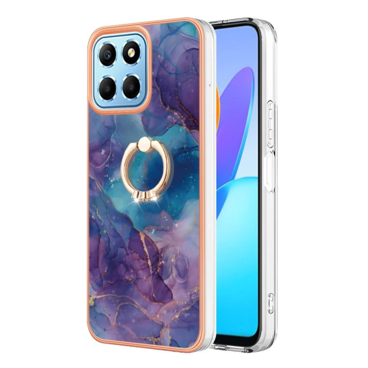 Electroplating Marble Dual-side IMD Phone Case with Ring, Series 2 My Store