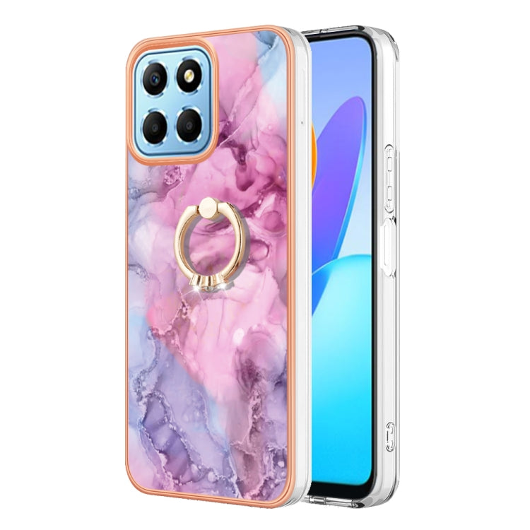 Electroplating Marble Dual-side IMD Phone Case with Ring, Series 2 My Store