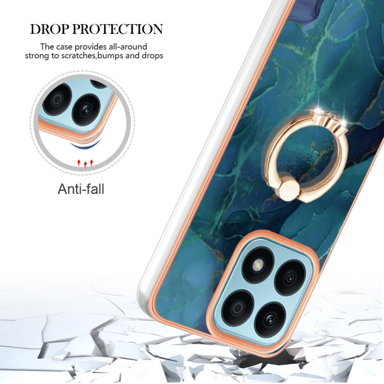 Electroplating Marble Dual-side IMD Phone Case with Ring, Series 2 My Store