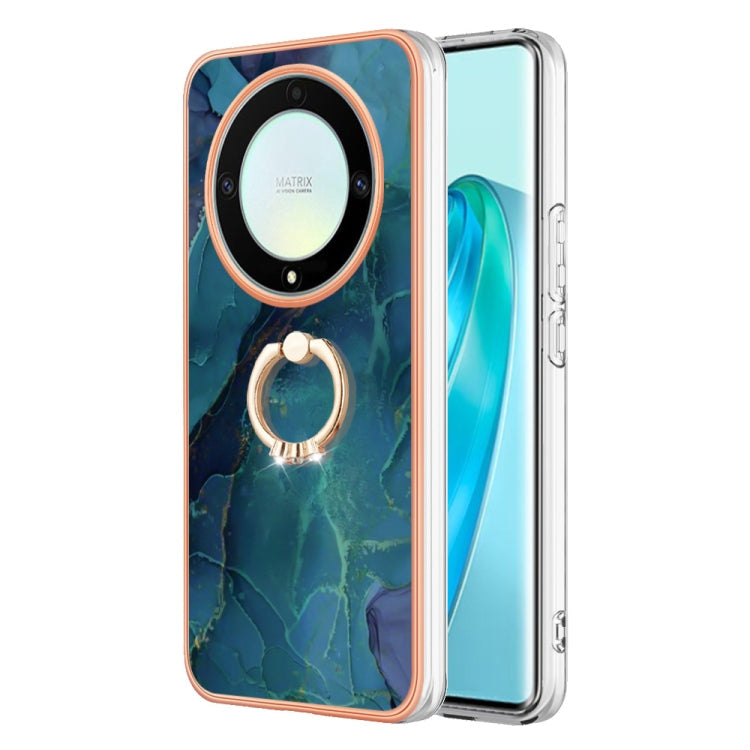 Electroplating Marble Dual-side IMD Phone Case with Ring, Series 2 My Store